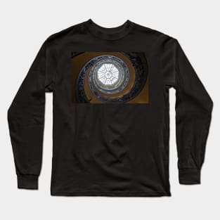 Spiral staircase in Vatican Museum Long Sleeve T-Shirt